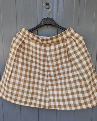 gonna   disegno a quadri 