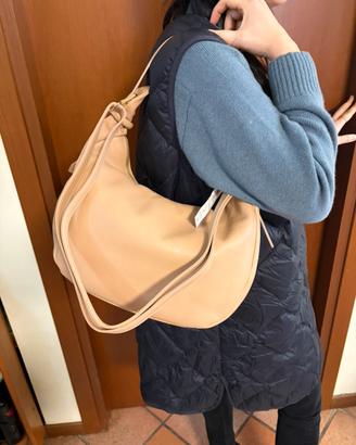 Bruno rossi borsa a tracolla beige