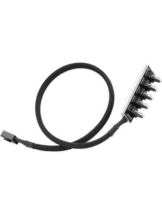 hub sdoppiatore per ventole da PC (PWM) a 5 porte