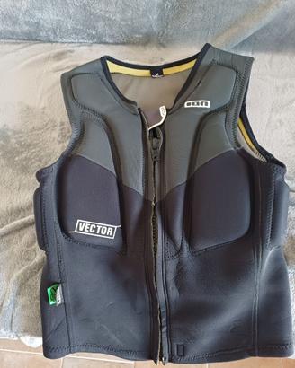 Impact vest per kitesurf wing foil wakeboard