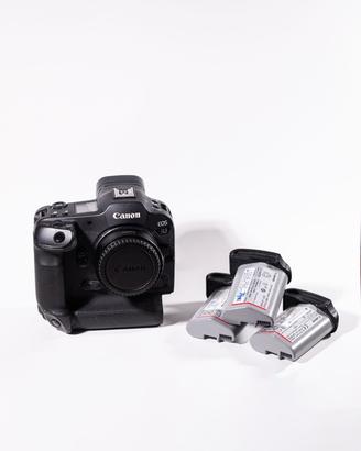 CANON r3 - Più 3 batterie e adattatore EF-RF