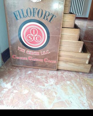 Mobiletto espositore filofort anni 60