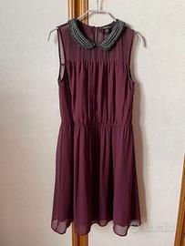 Vestito bordeaux Zara