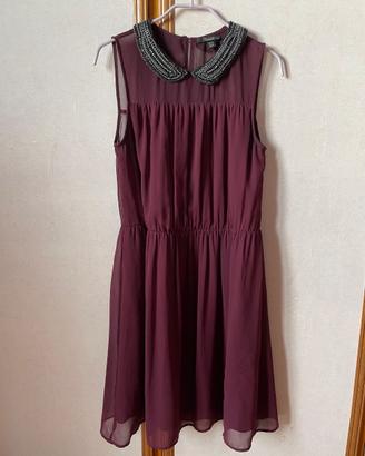 Vestito bordeaux Zara