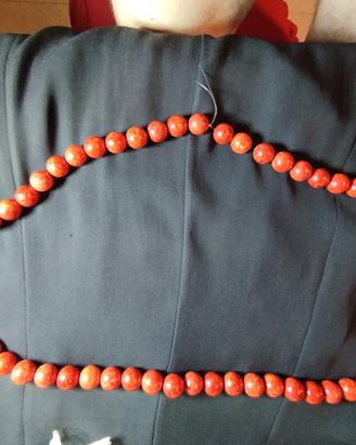 Collana di corallo vintage 