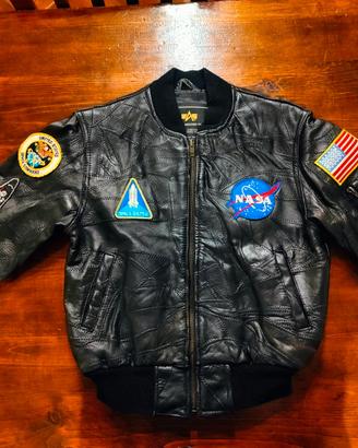 Giubbino in pelle bambino   ALPHA INDUSTRIES