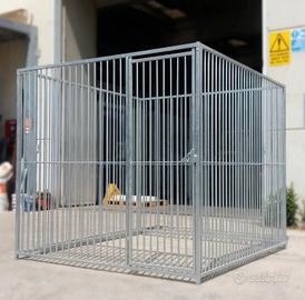 Box cani acciaio