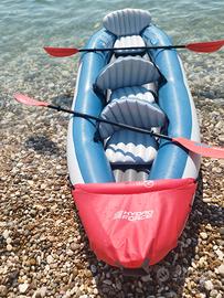 canoa gonfiabile 3 posti Rapidi X3 Bestway 