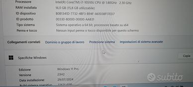 NOTEBOOK DELL XPS 13” 7390