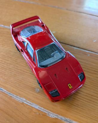 Ferrari F40 Burago Modellino auto 1/43 Rosso