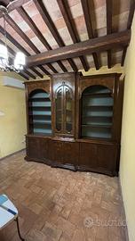 libreria legno massello 