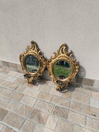 Coppia specchi antichi