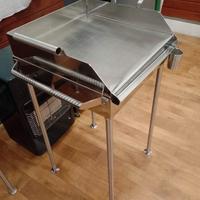 barbecue a gas totalmente in acciaio inox professi