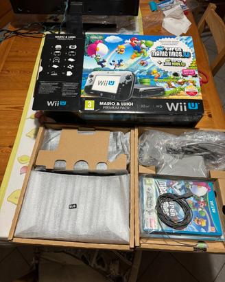 Nintendo Wii U Black 32 GB Super Mario E Luigi Pre