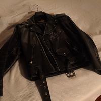 giacca pelle "chiodo" Ash Gee tg 38