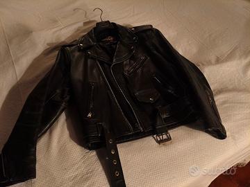 giacca pelle "chiodo" Ash Gee tg 38