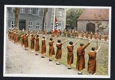 FOTO COLORE TEDESCA GERMANIA PROPAGANDA 1933 WW2