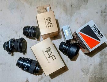 Corredo fotografico attacco Nikon 