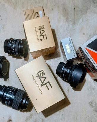 Corredo fotografico attacco Nikon 