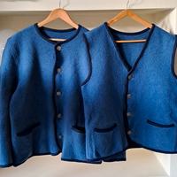 Dirndl Austriaco Sartoriale in Pura Lana 