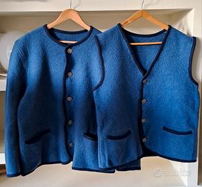 Dirndl Austriaco Sartoriale in Pura Lana 