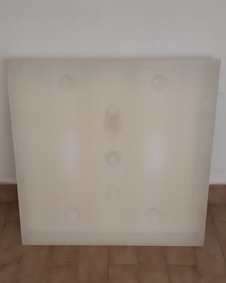 2 Plafoniere Telaio Tavolino Design Industriale