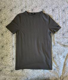 T-shirt maniche corte Hugo Boss grigia taglia xs