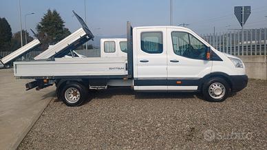FORD TRANSIT 7 POSTI CASSONE CON GANCIO TRAINO