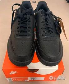 Scarpa Nike Court Vision Low NN Tg 45 Nero