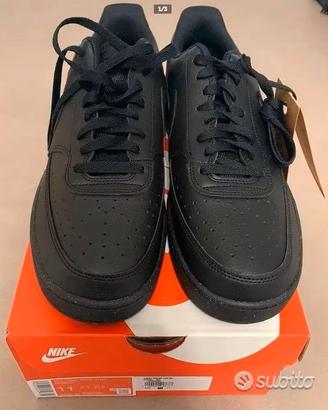 Scarpa Nike Court Vision Low NN Tg 45 Nero