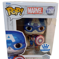 FUNKO POP DISNEY 100-CAPTAIN AMERICA (FACET)