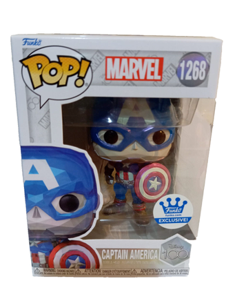 FUNKO POP DISNEY 100-CAPTAIN AMERICA (FACET)