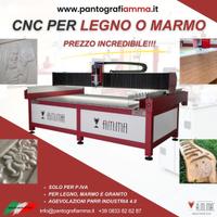 Pantografo cnc per legno, marmo, plexiglas, forex