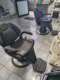 2 poltrone da barbiere 