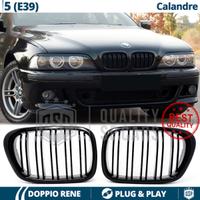 GRIGLIE Doppio Rene per BMW Serie 5 E39 Nero Lucid