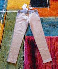 Pantaloni bimba in cotone felpato, Tg.10 anni