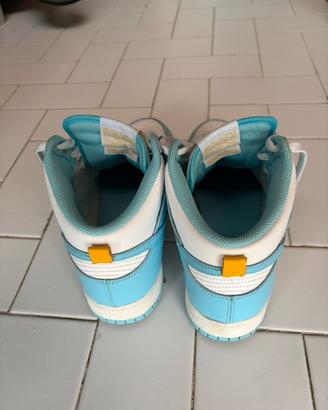 Nike high dunk azzurre