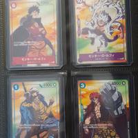 Lotto carte promo one piece
