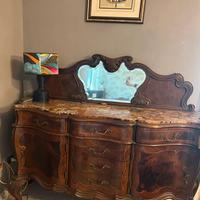 Mobile legno e marmo anni 50’