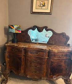 Mobile legno e marmo anni 50’