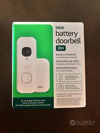 Videocitofono Blink 2K+ Wireless a Pile