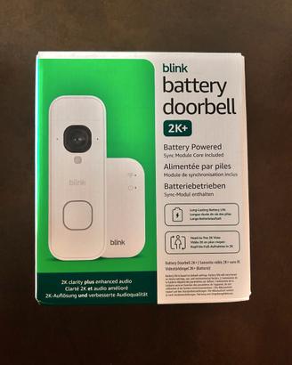 Videocitofono Blink 2K+ Wireless a Pile