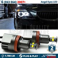 ANGEL EYES LED H8 PER BMW Serie 6 E63 E64 dal 2007