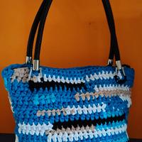 Borsa multicolore fettuccia