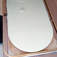 specchio reversibile 47x82 con cornice in metallo 