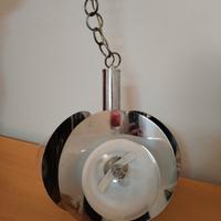 Lampadario Space Age in vetro di Murano 