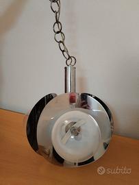 Lampadario Space Age in vetro di Murano 