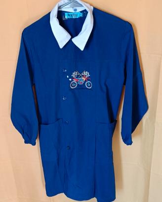 grembiule scuola kids ,bambini blù anni 9/10, cot