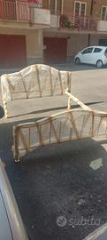 letto matrimoniale in ottone
