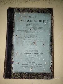 Libro vintage "Traité d'Analyse Chimique Quant...